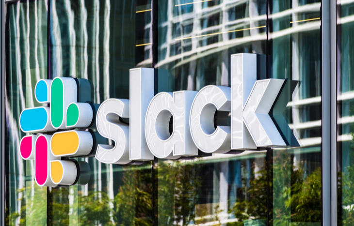 slack stock falling