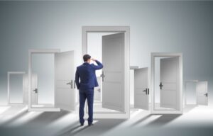 Each open door represents an opportunity being seen - what are the best stocks to buy when the stock market crashes?