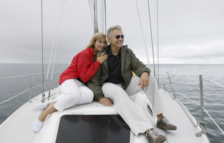 After learning how to retire at 45 years old, this couple is living on their boat