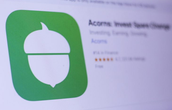 Review of Acorns Investing in the app store