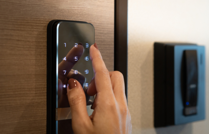 A Latch IPO brings the opportunity for investors to invest is smart home technology, like the lock pictured.