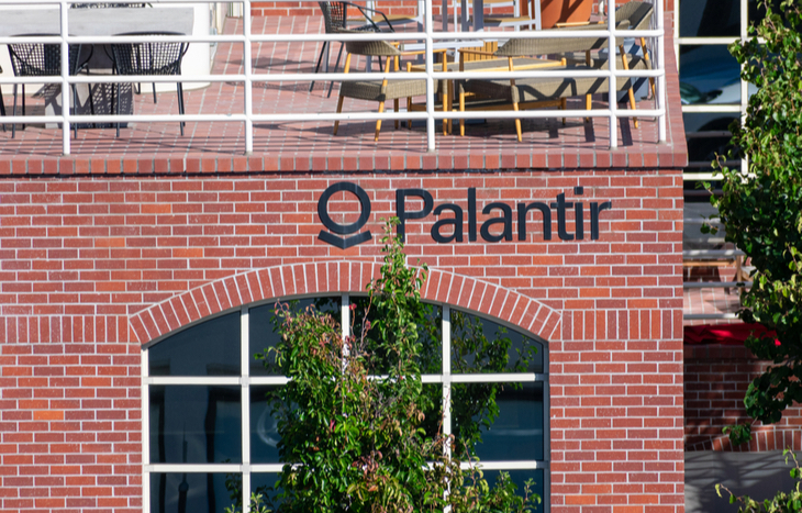 Company headquarters as Palantir stock is facing volatility