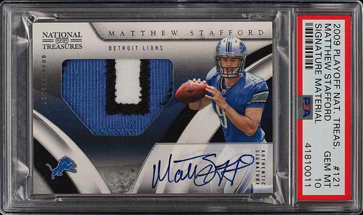 NFL Matthew Stafford Signed Trading Cards, Collectible Matthew Stafford  Signed Trading Cards