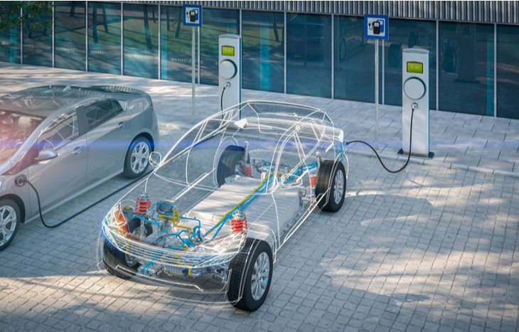 Illustration showing what EV battery stocks power