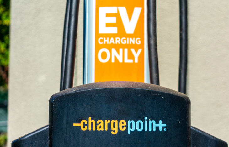 chargepoint stock forecast charging station