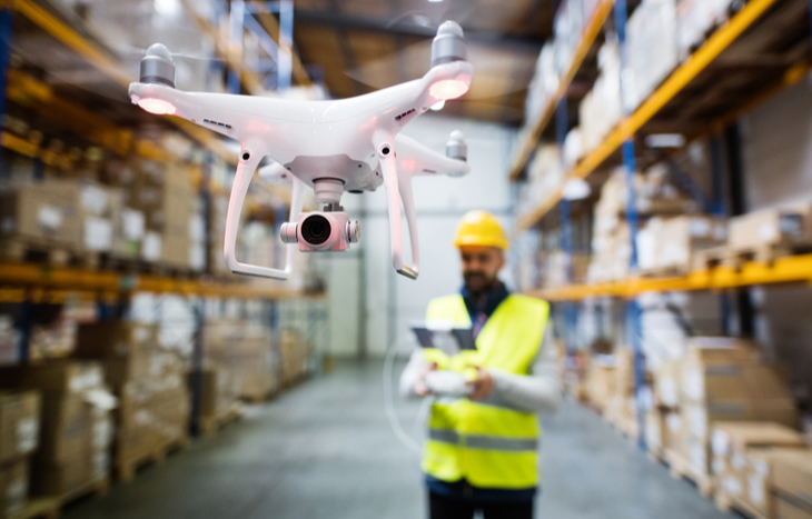 drone stocks warehouse