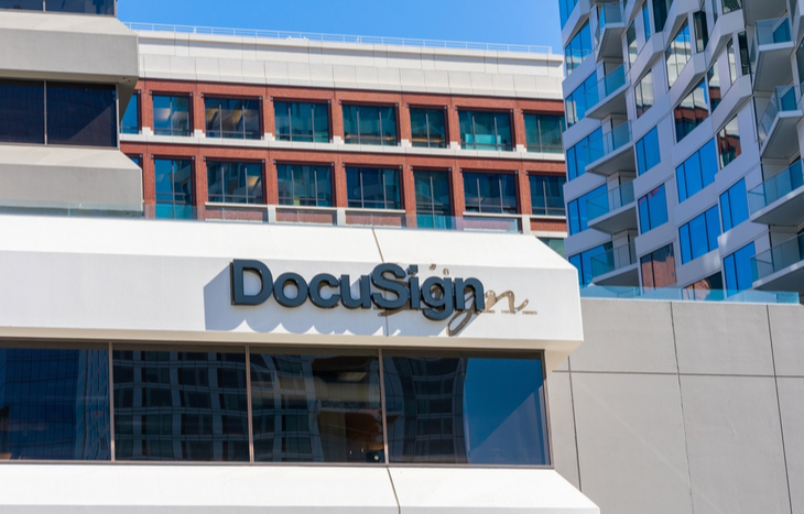 DocuSign stock forecast.