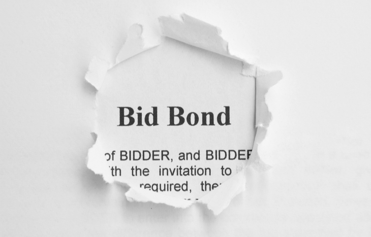 Find the definition of a bid bond