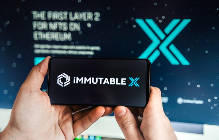 A view of the protocol powered by Immutable X crypto.