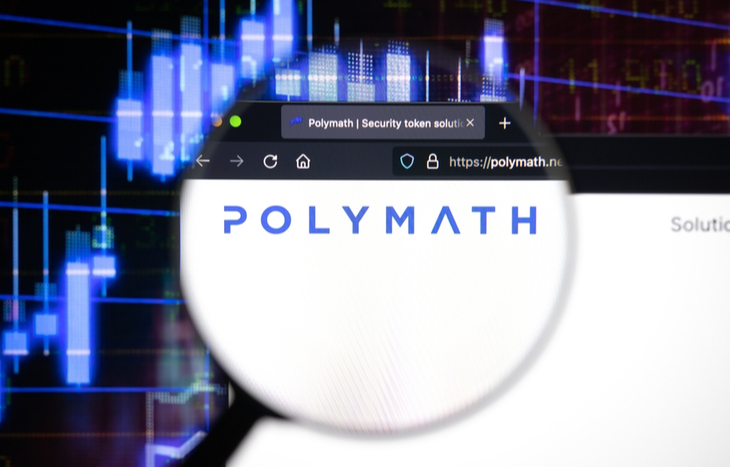 Image of the Polymath crypto website.