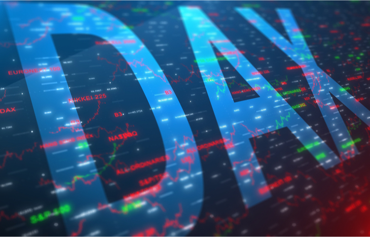 The DAX stock index in Germany