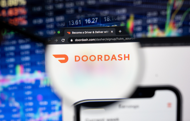 door dash stock projection