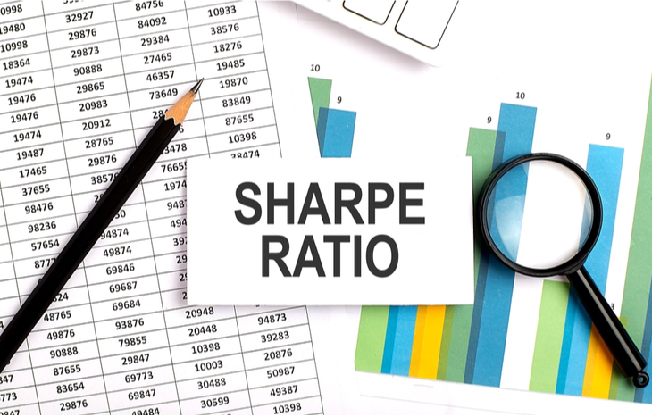 How to calculate the Sharpe ratio.