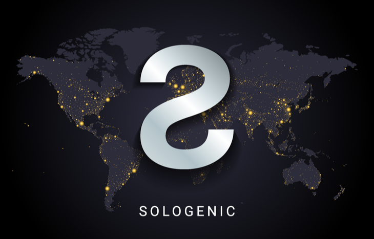 Illustration representing the SOLO crypto token.