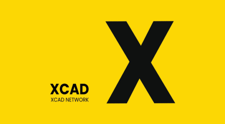 Illustration of the XCAD crypto logo.