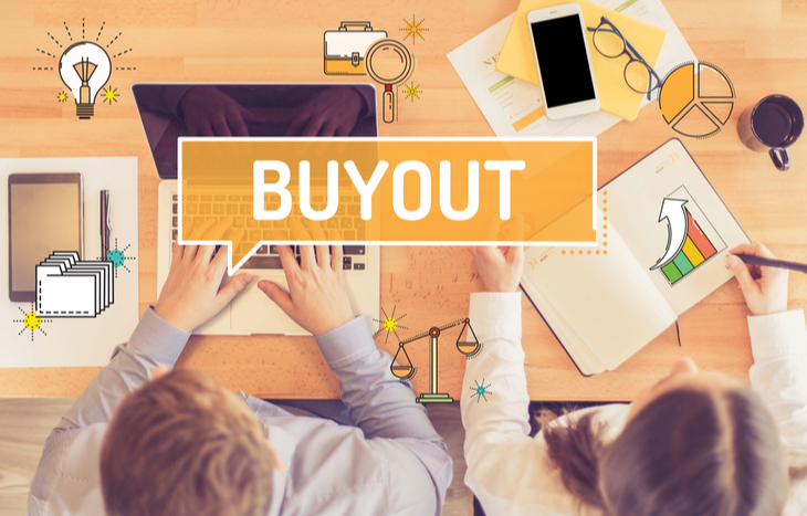 Find examples of a stock buyout