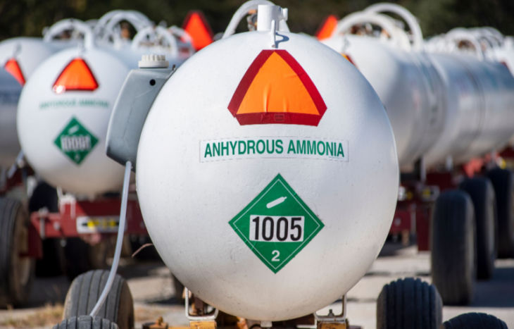 ammonia stocks